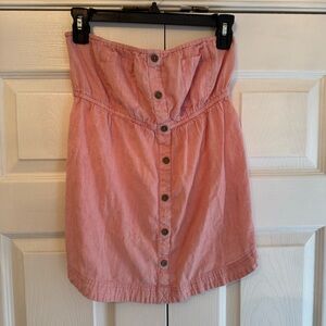 O'Neill Pink Button-Down Women's Top